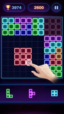 Glow Block Puzzle android App screenshot 1