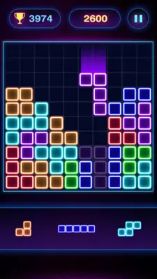 Glow Block Puzzle android App screenshot 2